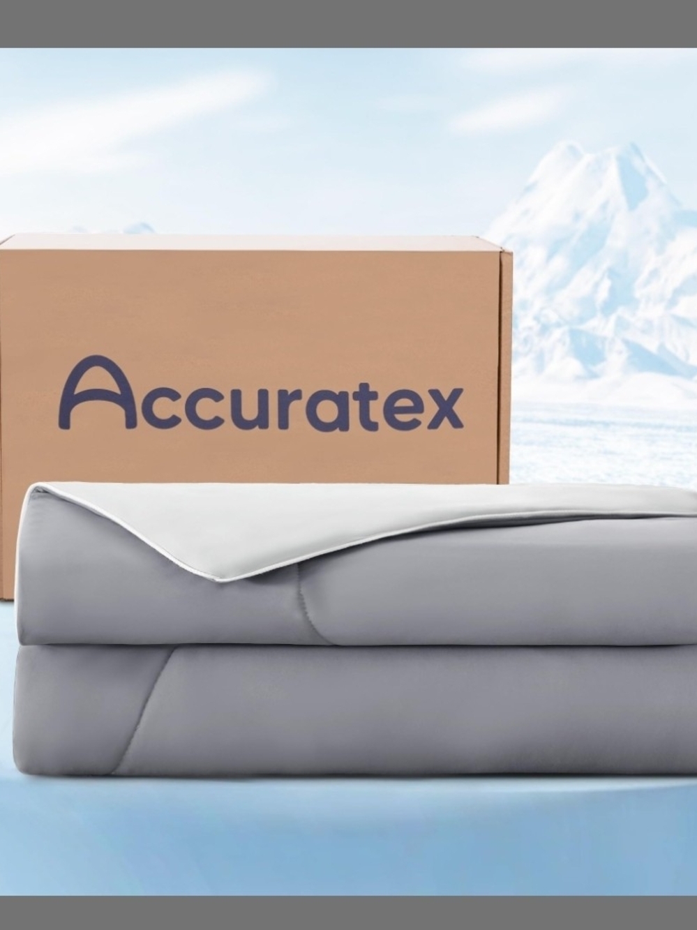 ACCURATEX Cooling Comforter Twin Size, Cool Blanket for Hot Sleepers,68x88